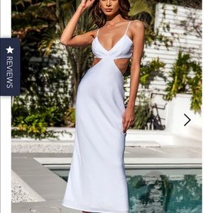 Gorgeous cut out white dress